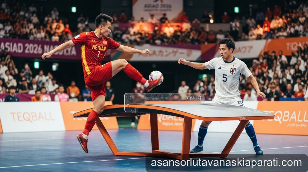 ASIAD 2026: Teqball - Môn thể thao 'bóng bàn cong' tạo cơn sốt trong ngày khai màn