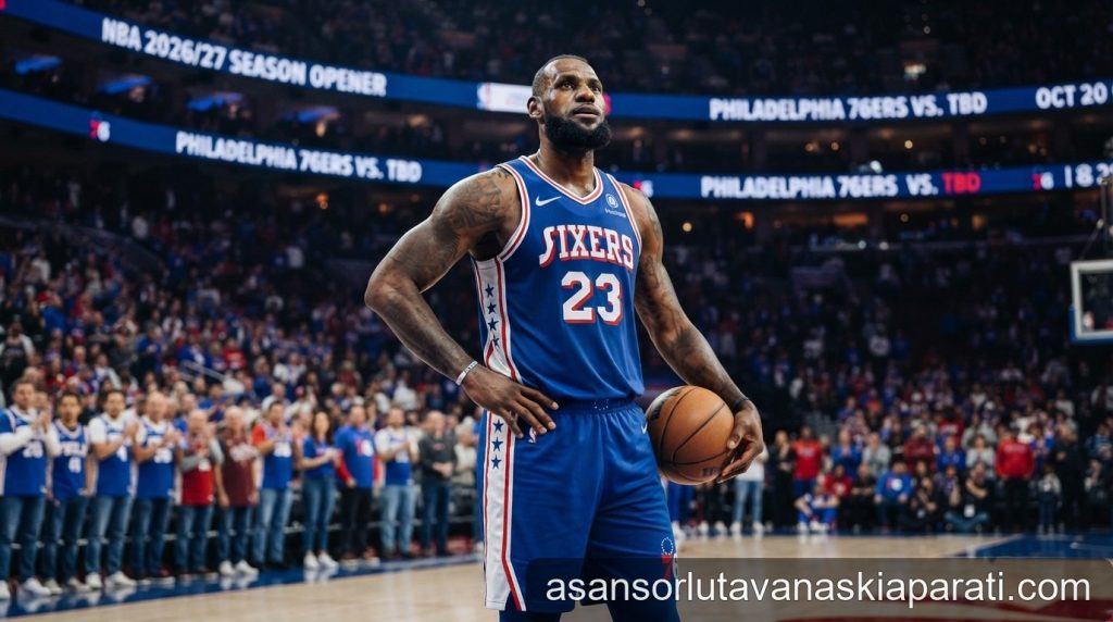 NBA 2026/27 chính thức khởi tranh: LeBron James và chương mới tại Philadelphia 76ers
